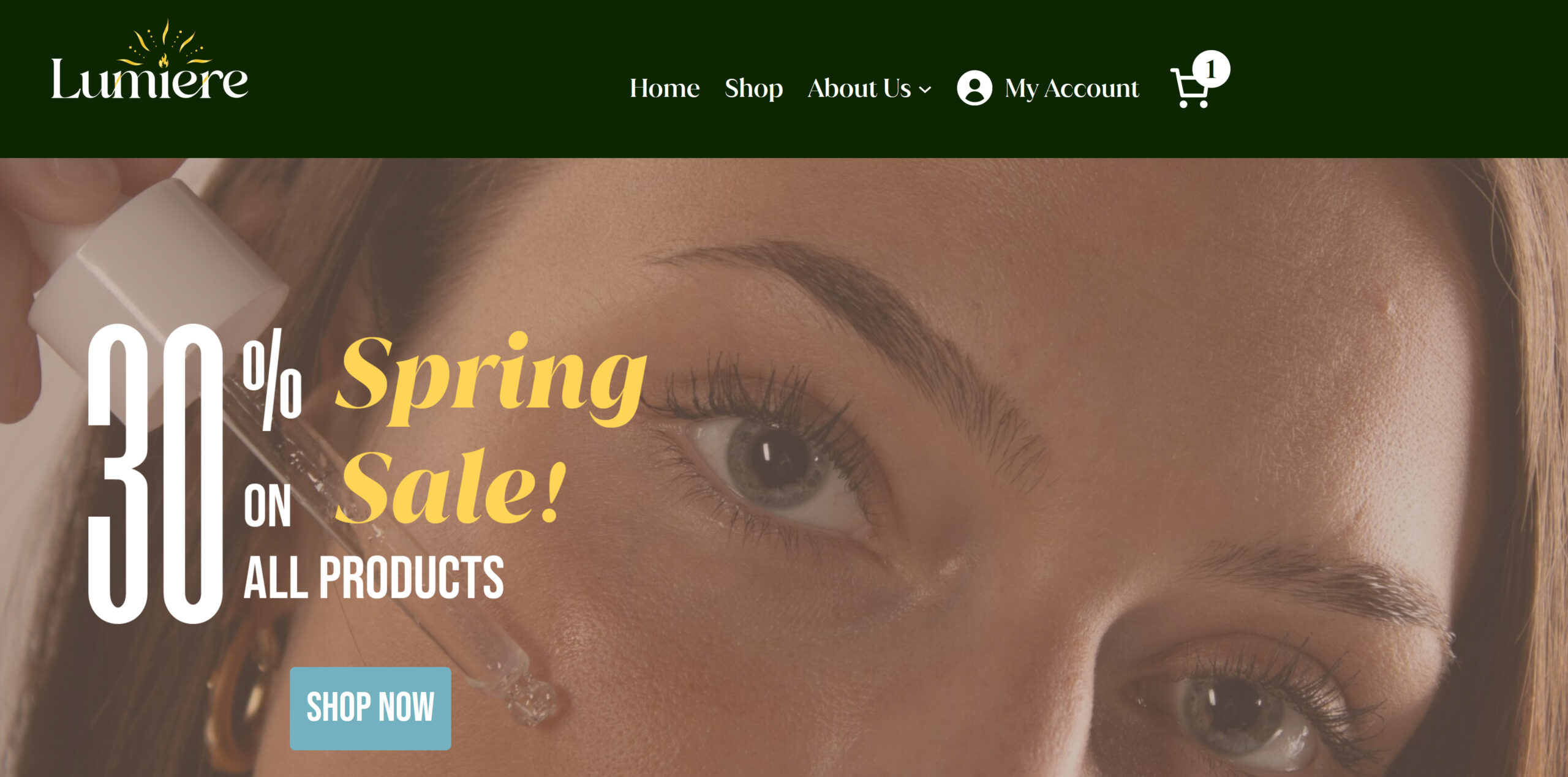 Lumiere Skincare Website